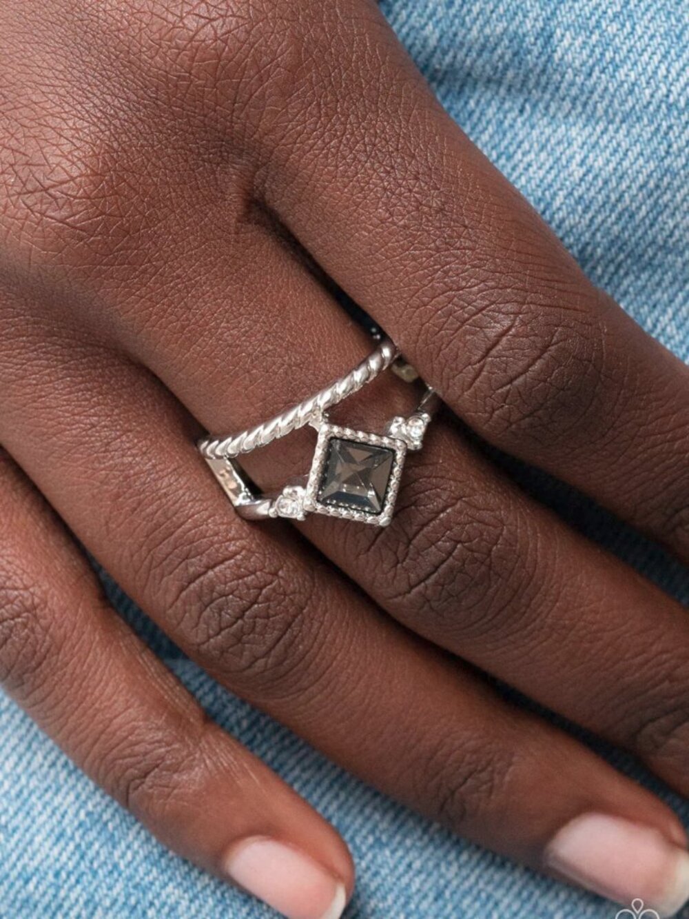 Paparazzi Jewelry Accessories - Angling for Attention - Silver Ring - Vintage